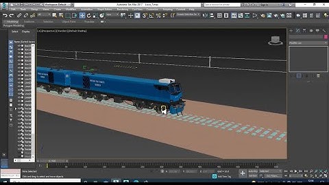 3DsMax Tutorials, Learn from Scratch Tutorial on Animating a WAG12 Locomotive in 3dsmax (Part 20)