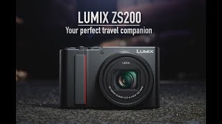 Panasonic LUMIX ZS200 w/ Sensor, LEICA DC Lens Black BuyDig