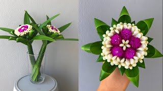 ดอกไม้ใบเตยหอม ไหว้พระ แบบที่ 2 | DIY flower from Pandan leaves | MeeDee DIY