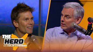 Thumbnail for Tom Brady joins Colin Cowherd to discuss broadcast prep, Belichick days and Aaron Rodgers | THE HERD