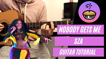 Nobody Gets Me SZA Guitar Chords Tutorial and Strumming