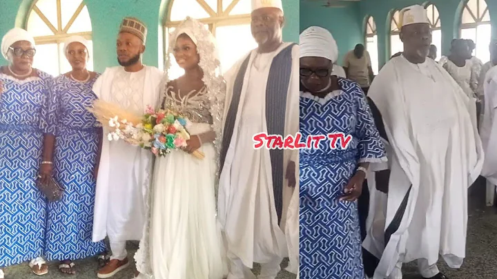 Proud Dad! Moment Yinka Quadri Arrive At His Beautiful Daughter's 'Nikkah' Wedding.