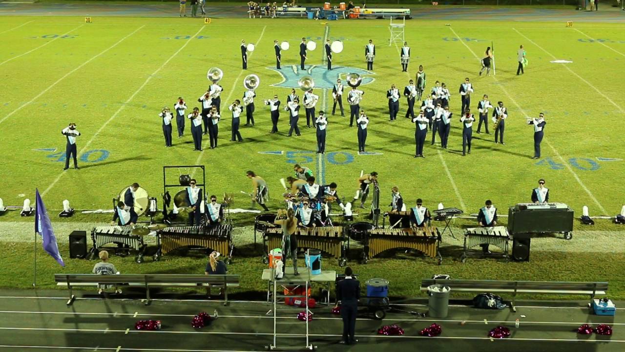Wesley Chapel High School Band performance 10-14-16 - YouTube