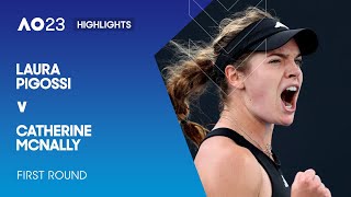 Laura Pigossi V Catherine Mcnally Highlights Australian Open 2023 First Round