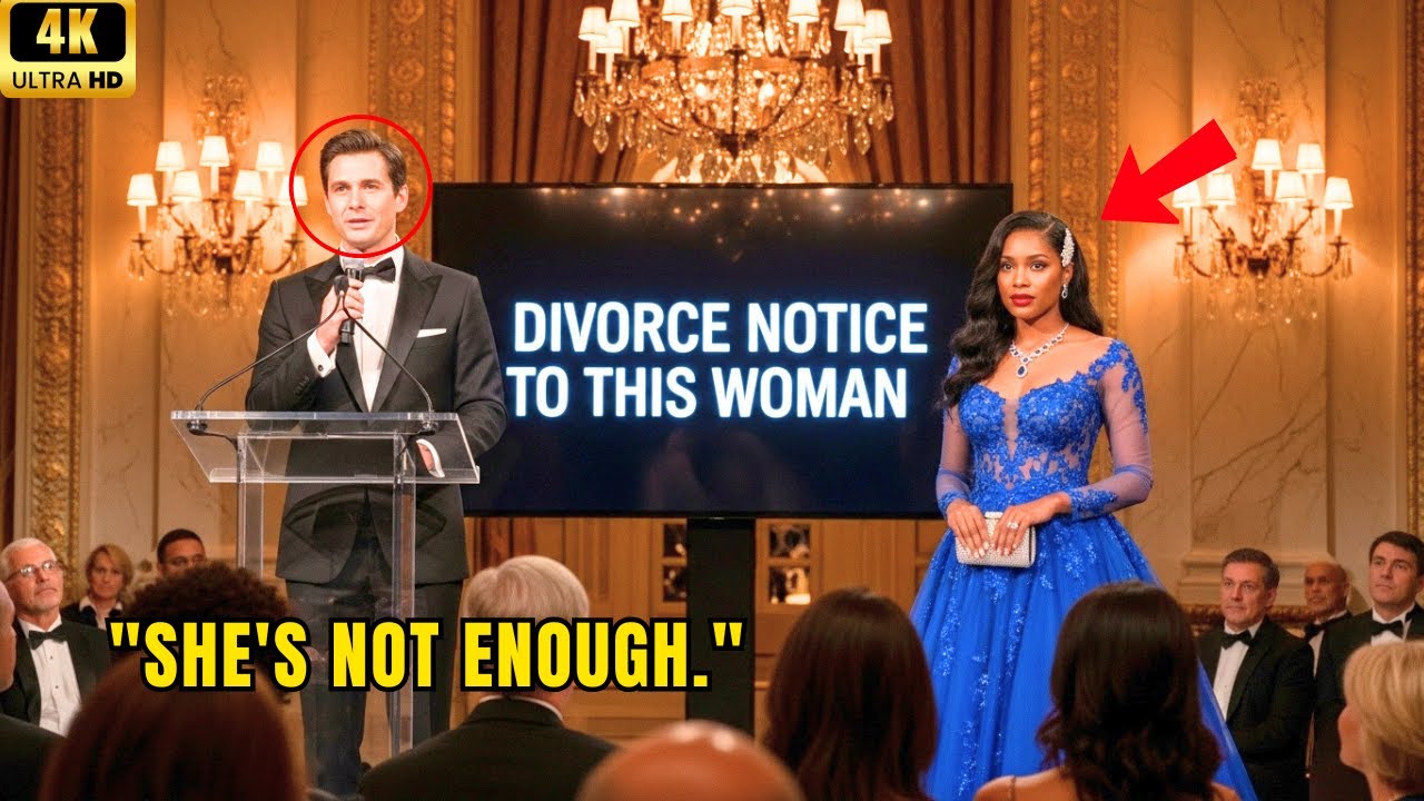 He Announced Their Divorce at the Gala — But Her Silent Walk Away Was Only the Start of Her Revenge…