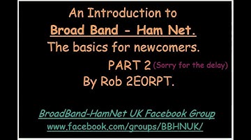 BBHN An introduction to BroadBand-HamNet - PART 2