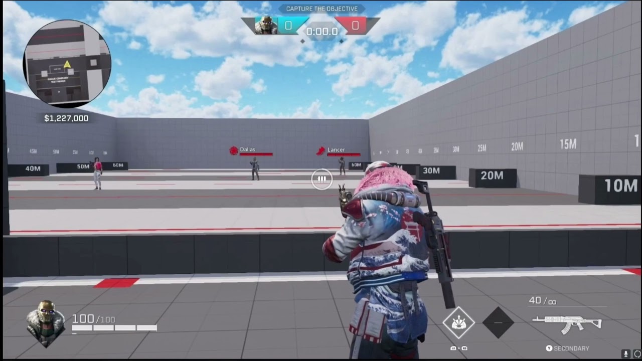 Rogue Company New Exotic Skin for The KA30 in the Test Range  / Dima Dima Sakura Skin