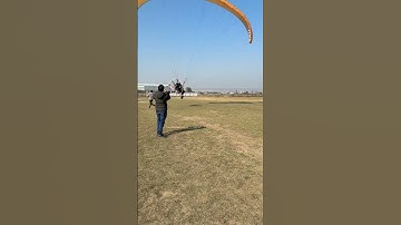 strong wind paramotor take off
