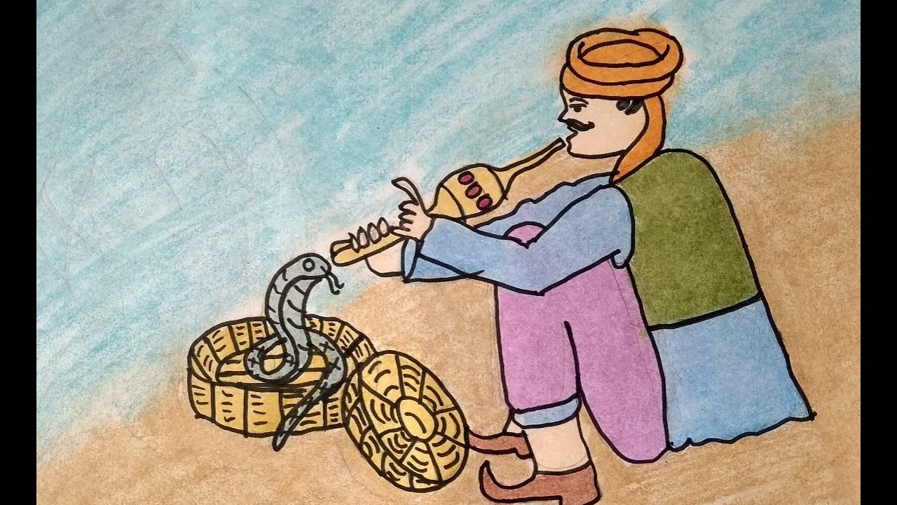 India Cartoon Snake Charmer - Free Transparent PNG Clipart Images Download