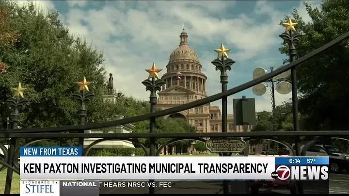 Texas attorney general launches statewide investigation into budget transparency