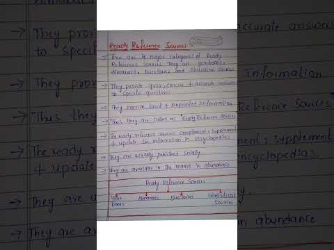 Ready Reference Sources Blisc Sem2 Information Sources And Services Important Questions