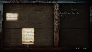 NOTICES: Be Warned! (Witcher 3 In-Game Lore Read Aloud)