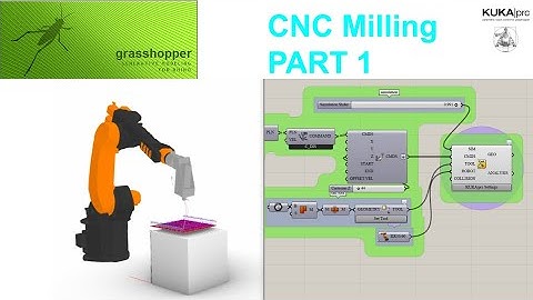 01_1 CNC Milling using KUKA Robot Arm inside Grasshopper tutorial, Part 1 how to set up custom tool