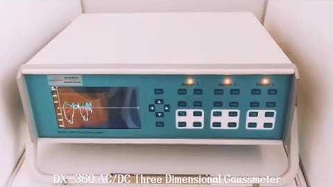 Intelligent Digital Three Dimensional Gauss Meter TESTING GRAPH