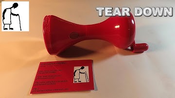 IKEA LED torch hand driven LJUSA tear down