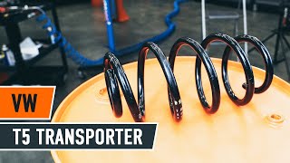 Cómo cambiar Caja Cojinete Rueda VW TRANSPORTER V Box (7HA, 7HH, 7EA, 7EH) - vídeo gratis en línea