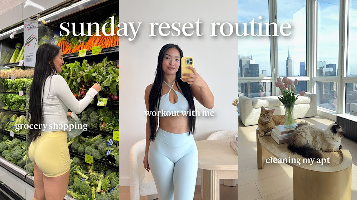 weekly reset routine 🌱 cleaning my apartment, grocery shopping, + how I prep for my week