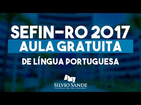 [AULA GRATUITA SEFIN RO] Língua Portuguesa com Pedro Henrique