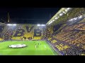 كعاده جماهير بروسيا دورتموند يتزين الملعب بأجمل التيفوهات