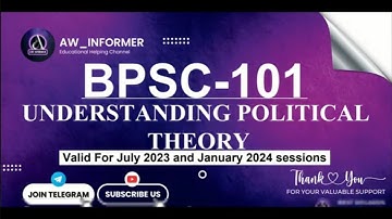 BPSC 101 SOLVED ASSIGNMENT IN ENGLISH 23-24 | BPSC 101 SOLVED ASSIGNMENT 23-24 | FREE SOLVED ASSIG😦