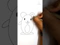 How to draw mouse rat  mouse drawing easy craftomania by shivi shorts youtubeshorts