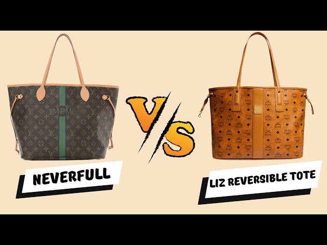 NEVERFULL MM TOTE BAG vs REVERSIBLE LIZ SHOPPER, LOUIS VUITTON, MCM