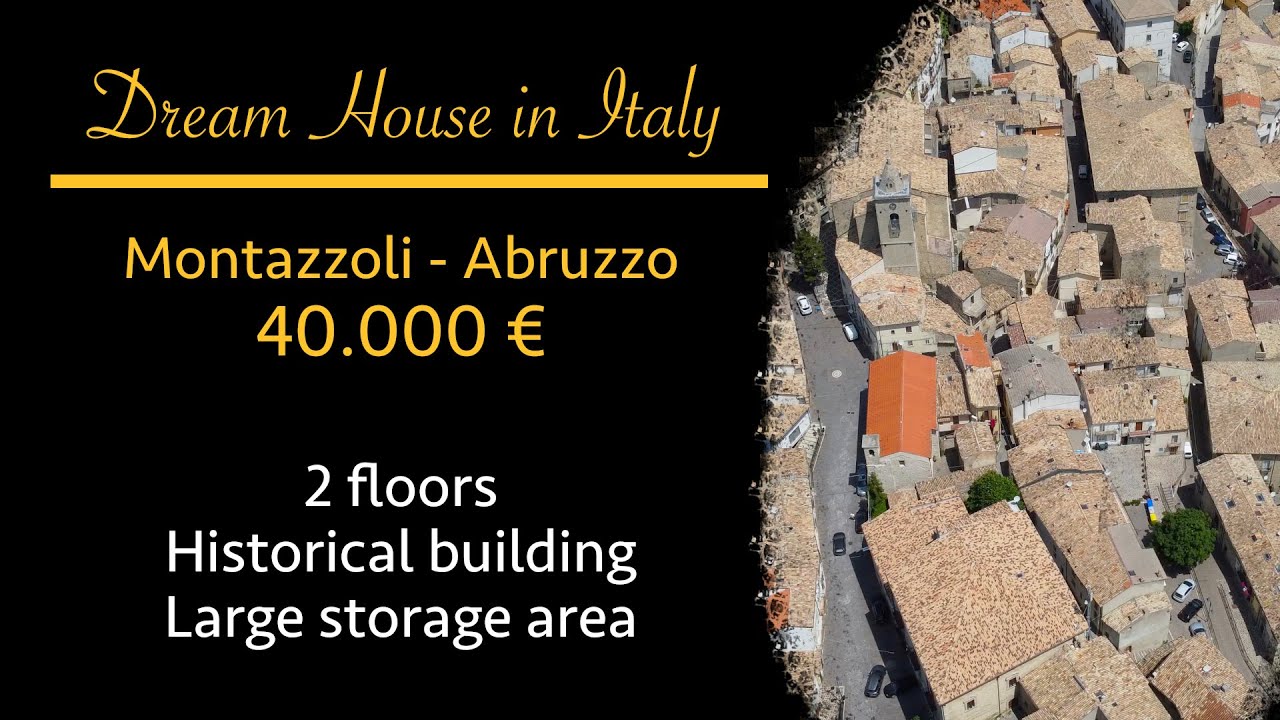 A CHEAP Historical Fixer Upper from the 1800's in Montazzoli Abruzzo