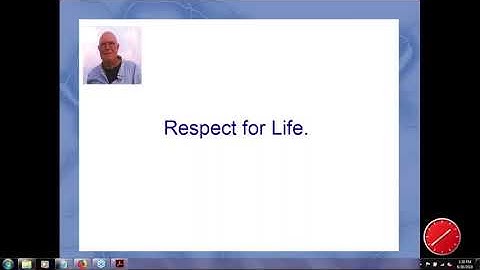 Respect For Life, A Tao Talk With Bill Bunting