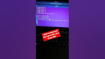 Sed delete line from a file #Linux #ubuntu #shortsviral #shortvideo #shorts #viral #song #songs