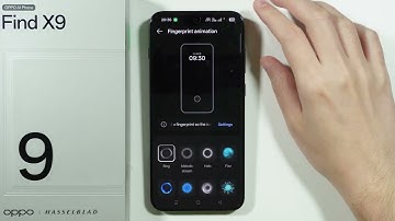 OPPO Find X9/X9 Pro: Hoe verander je de vingerafdrukanimatie?