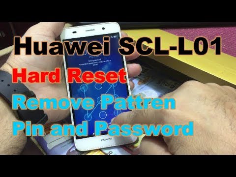Huawei SCL-L01 Y6 Hard Reset Remove Lock Screen Pin Pattern Password -  YouTube