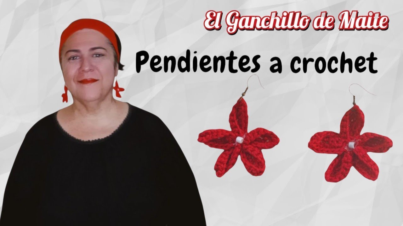 Pendientes a crochet,facil y bonito, nivel principiante.El Ganchillo de Maite 