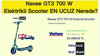 Navee GT3 700 W En UCUZ Nerede? | Elektrikli Scooter Fiyat Karşılaştırma
