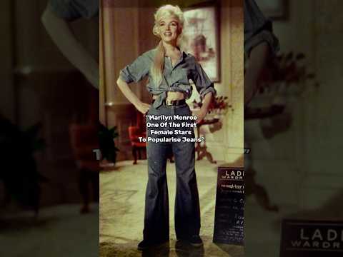 Marilyn Monroe’s One The First Female Stars To Popularise Jeans