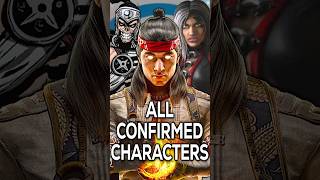 ALL CONFIRMED CHARACTERS FOR MORTAL KOMBAT 1! (FULL ROSTER WITH KAMEOS & DLC) #shorts