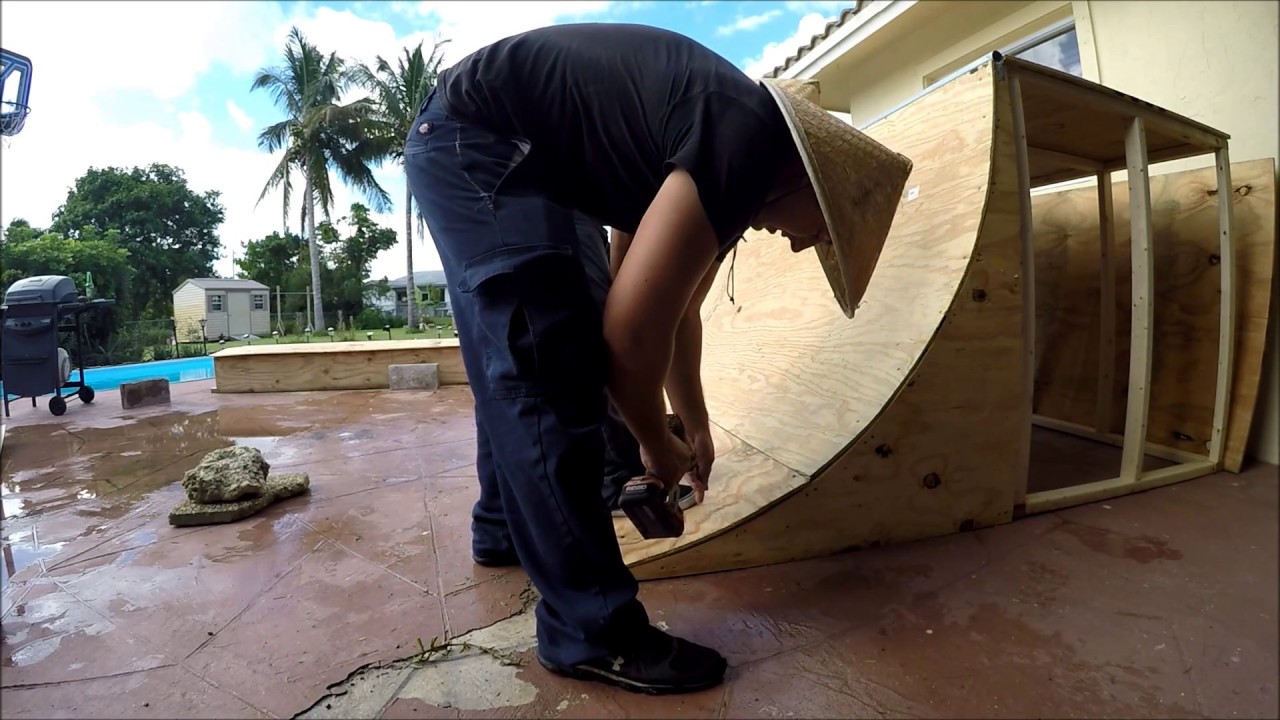 Building A Quarter Pipe Youtube