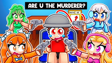 Using A Lie Detector In Roblox MM2 With MY CRAZY FAN GIRLS…