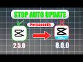 How to stop auto update in capcut Pc