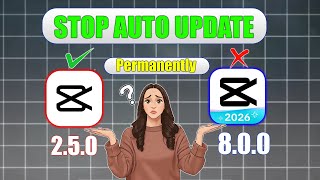 How to stop auto update in capcut Pc