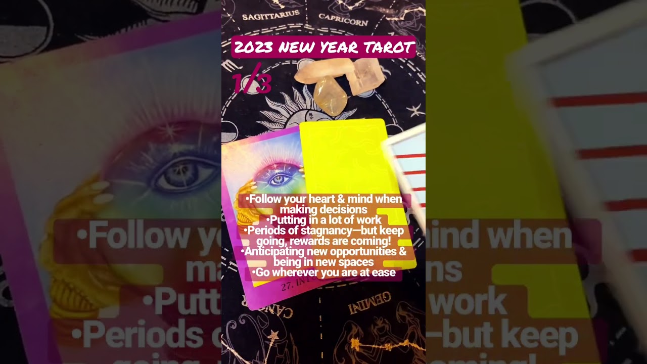 🍾 2023 NEW YEAR TAROT READING (1/3) 