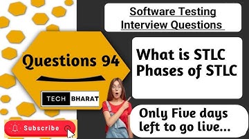 What is STLC | Phases of STLC | SDLC Vs STLC | Software testing interview questions | Tech Bharat