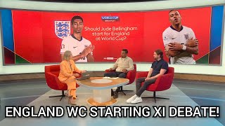 Sky Sports Pundits REACT'S to England Starting XI DEBATE? Bellingham or Morgan Rogers!