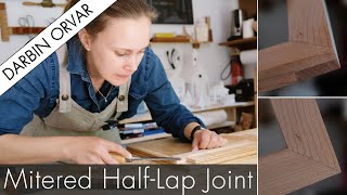Mitered Half-Lap Joinery - Woodworking Techniques