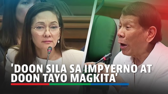Meet in hell? 'Wala akong ambisyon pumuntang impyerno,' Hontiveros tells Duterte | ABS-CBN News - YouTube