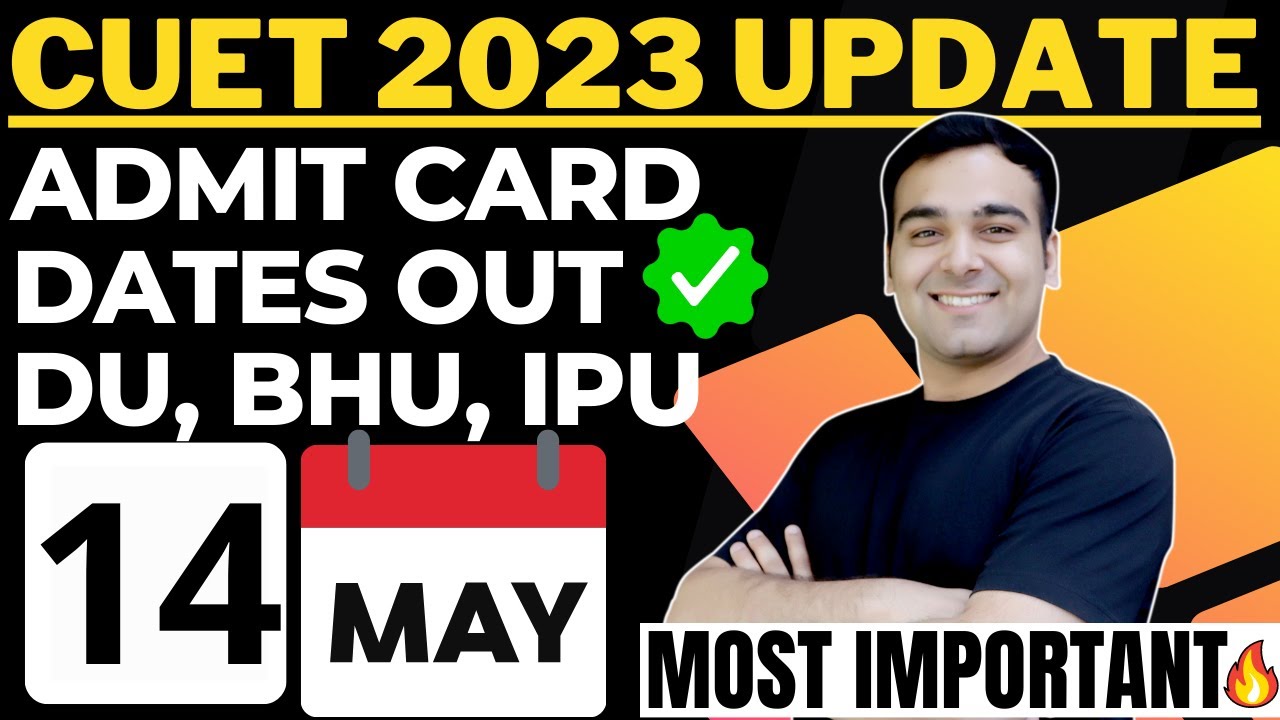 CUET Admit Card Dates🔥 Biggest Update