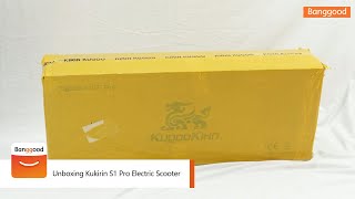 Unboxing Kukirin S1 Pro Electric Scooter - Shop on Banggood