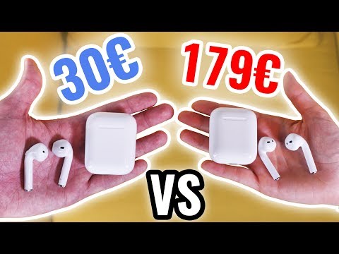 Faux Airpods 30€ VS Airpods 179€ ! (Fake Parfait)