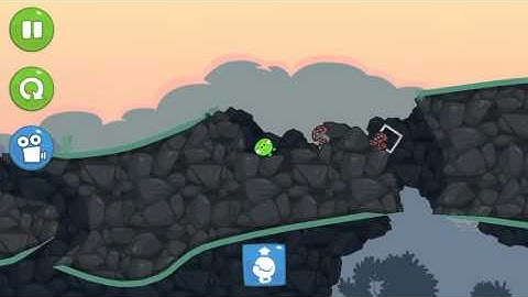 Rise And Swine Hidden Skull Bad Piggies 2-11 Walkthrough secret skull