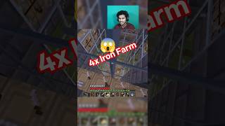 Best iron farm for minecraft java edition 🤑 | #shorts #minecraft