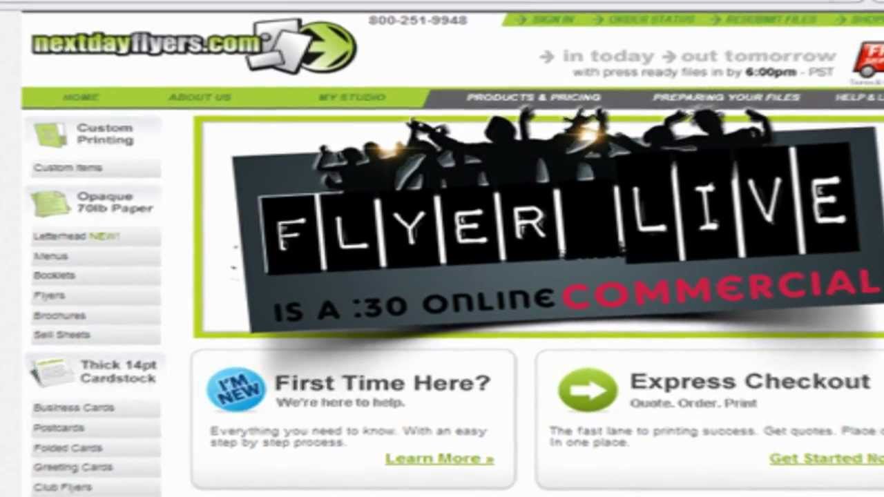 Proposed Next Day Flyers Flyer Live YouTube